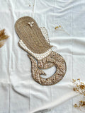 Mermaid Boho Nursery Wall Decor: Handmade Sea Shell Art