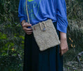 Mini Jute Crochet Crossbody Bag – Phone Pouch