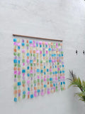 Rainbow Pastel Capiz Shell Wall Hanging Decor