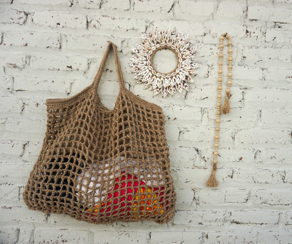 Jute tote Net Bag | Jute large beach bag | Jute Market bag | Jute shopping bag | Jute market bag | jute net beach bag