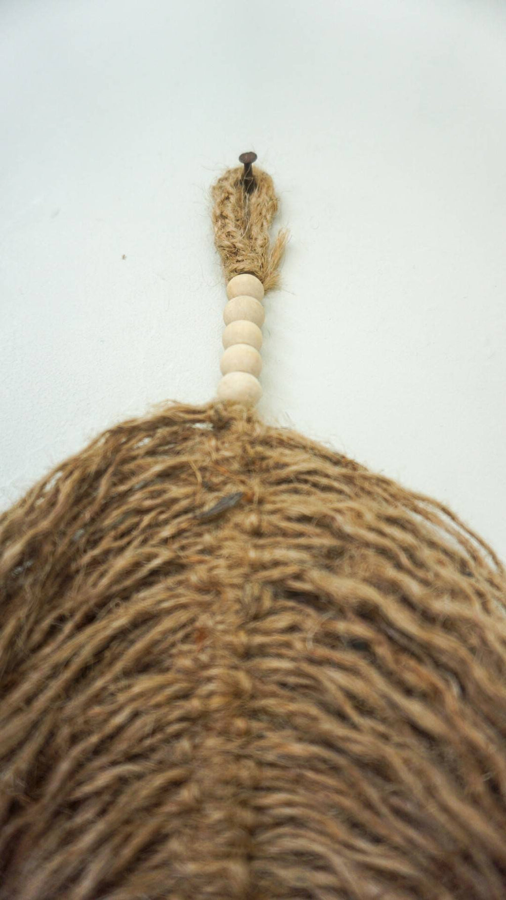 Jute boho feather macrame | boho leaf wall decor | bohemian wall hanging macrame | Giant jute feather wall hanging