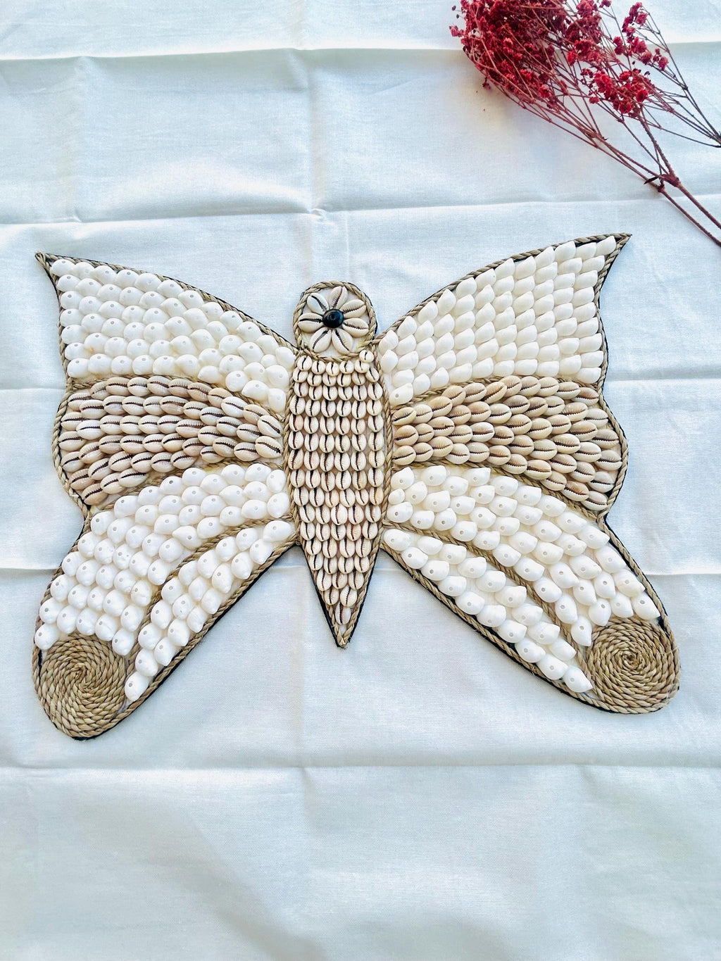 Sea Shell Butterfly Wall Decor – Boho Nursery Accent