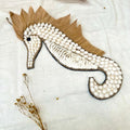 Seahorses Shape Boho Nursery Sea Shells Decor