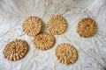 Round Water Hyacinth Coasters – Natural Woven Set