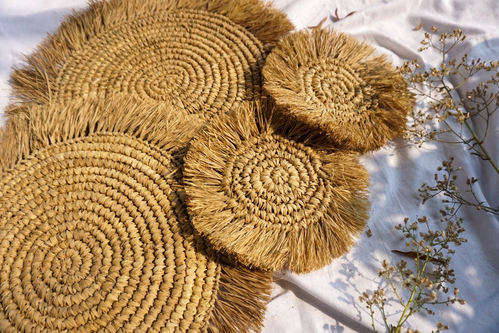 Handwoven Natural Fiber Placemat